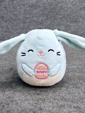 Squishmallows Xin the Blue Bunny Easter Squad Snuggle Bunny 6" Plush Toy Jazware
